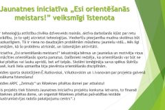 Jaunatnes iniciatīva „Esi orientēšanās meistars!